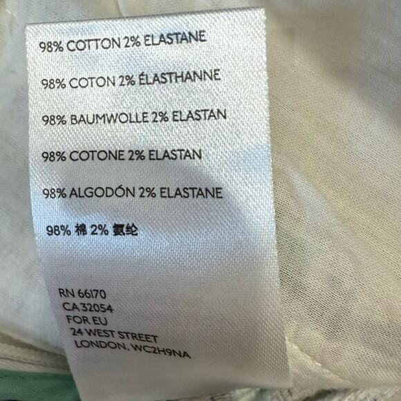 By Anthropologie Brown Navy Green Polka Dot Georgie Scallop Hem Shorts size 6 - Picture 4 of 12